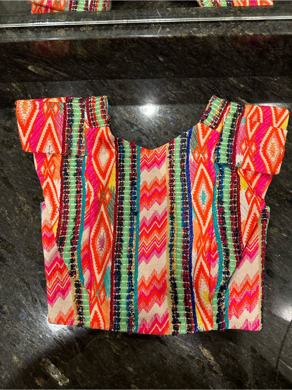 Vibrant Multicolor Striped Crop Top - Women